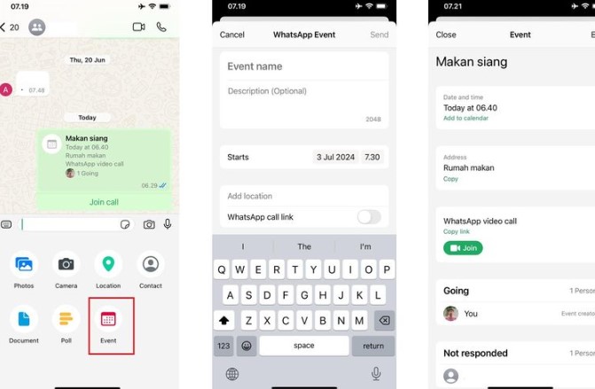 fitur baru event whatsapp