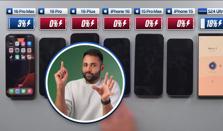 baterai iphone 16 vs Samsung Galaxy S24 Ultra