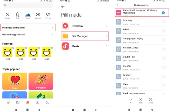 Cara Membuat Suara Notifikasi WhatsApp Unik 3