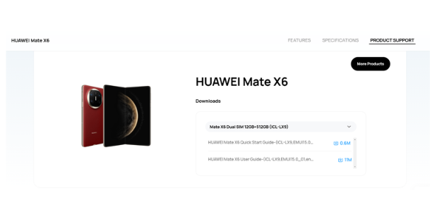 product Huawei Mate X6